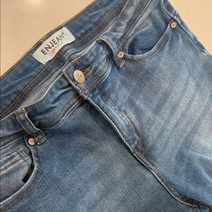 ENJEAN Women's Classic Blue Skinny Jeans
